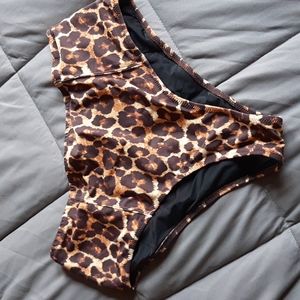 Tropic of C animal print bikini bottom
